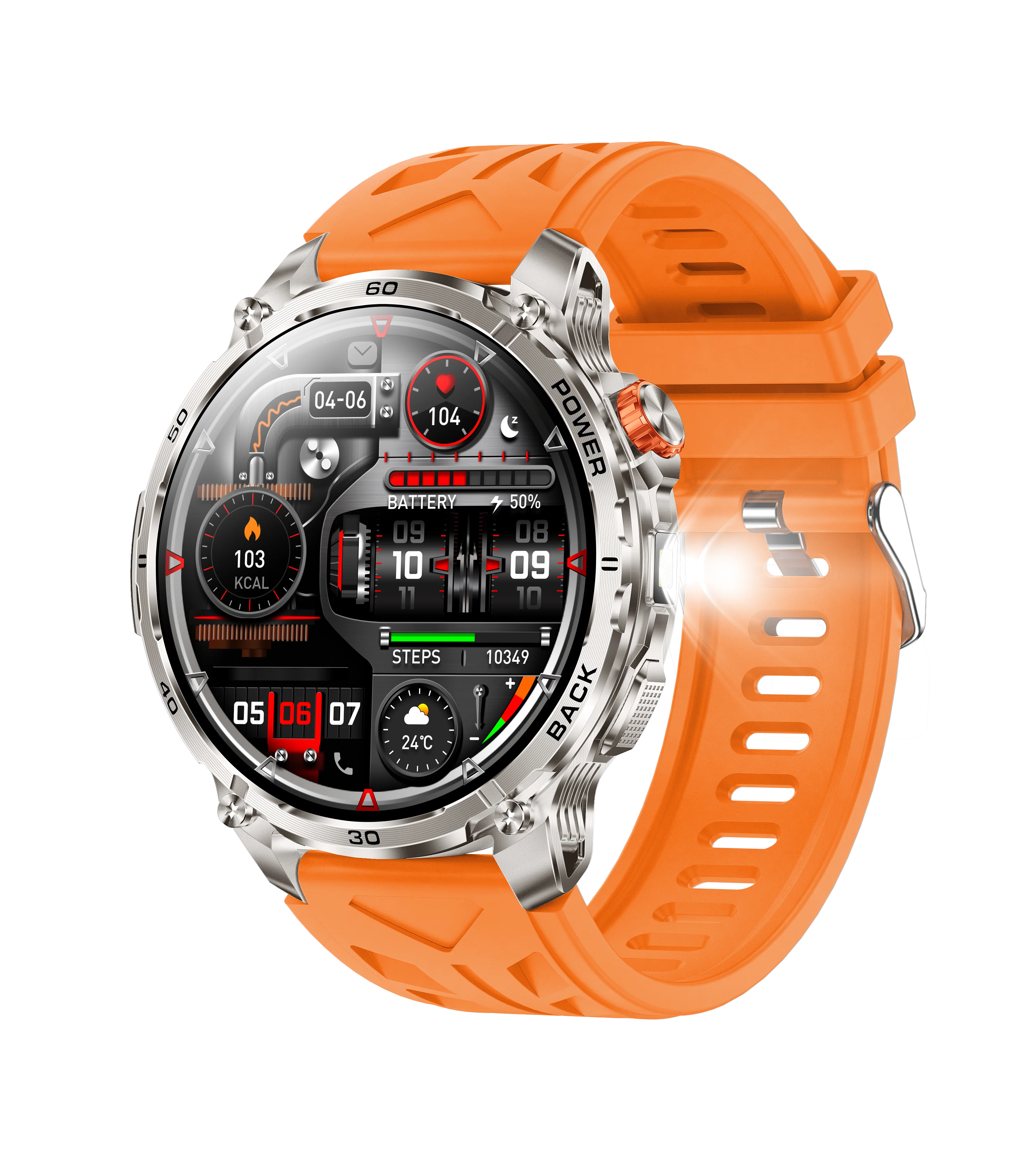 🔥40% Off!⌚1.52" HD smartwatch for men – Phone calls and music control – Multiple sports modes – IP68 waterproof – Long battery life