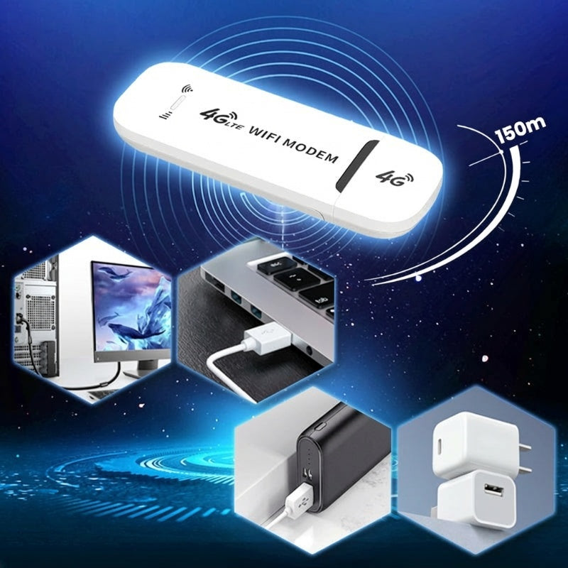 150Mbps Portable USB 4G LTE Mobile WIFI Access Point