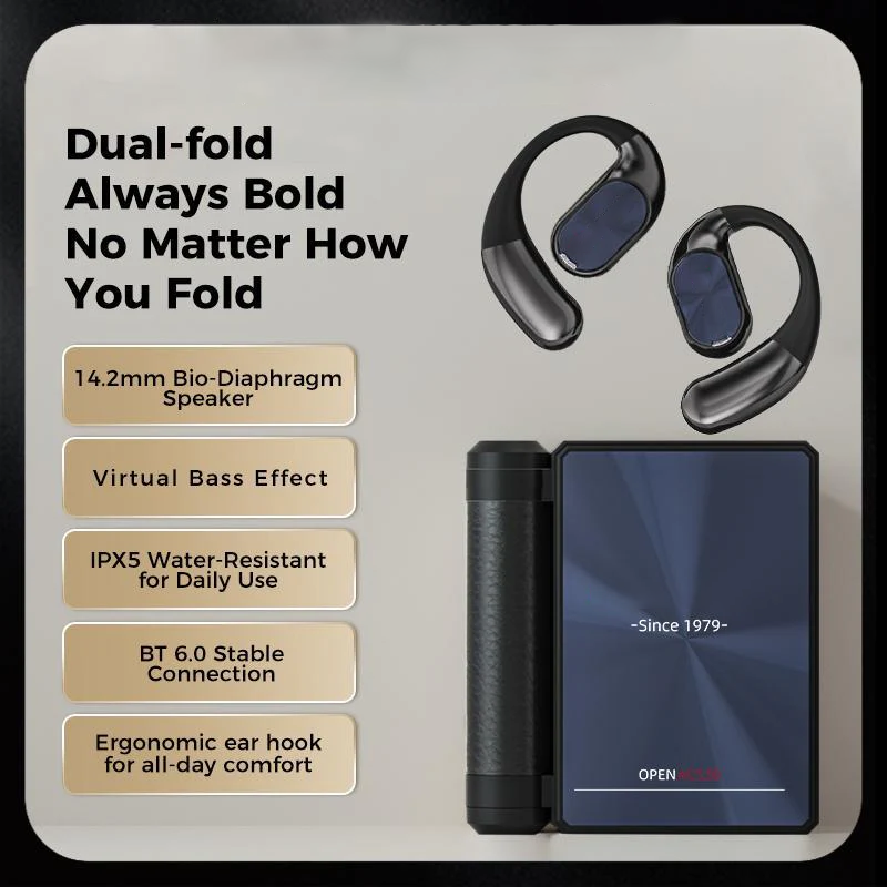 🎁New arrival 50% OFF💥Wireless Noise-Canceling Bluetooth 6.0 Earbuds 🥤, 145-Hour Ultra-Long Battery Life 🥳, IPX5 Waterproof Sports Earphones 🚲