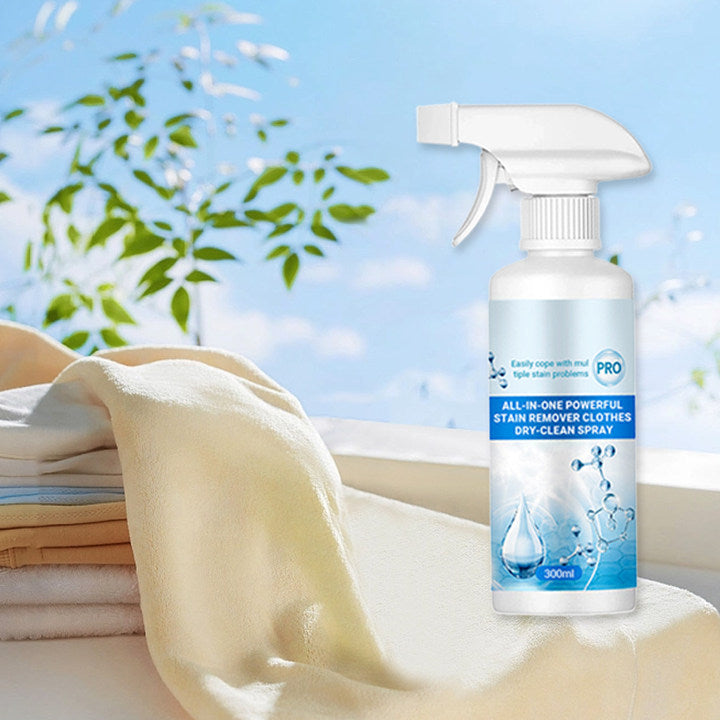 🔥50% OFF🎉All-in-One Powerful Stain Remover Clothes Dry-Clean Spray