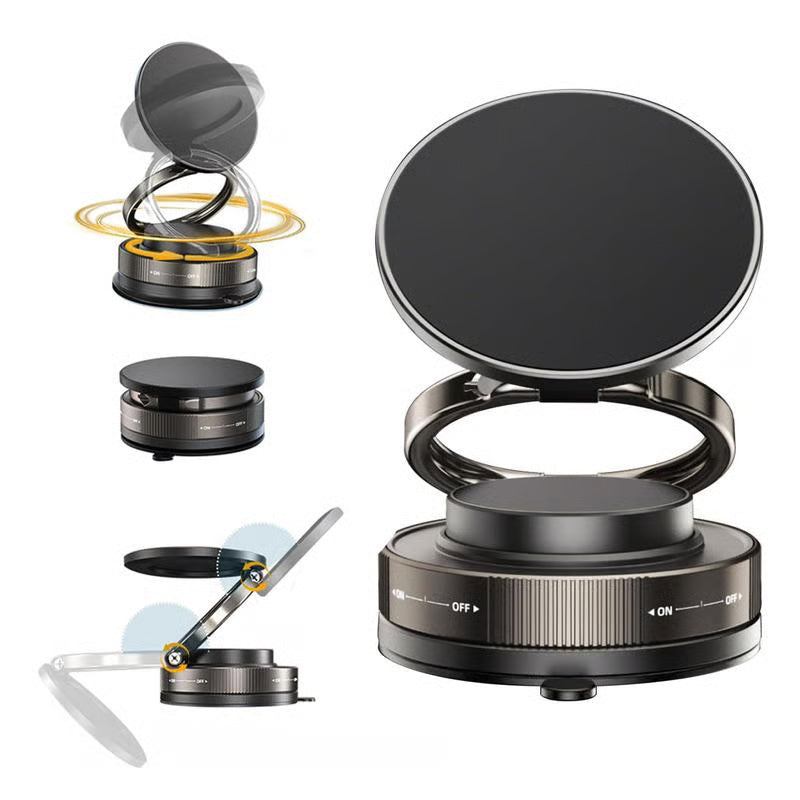 🔥Best Seller🔄360° Adjustable Vacuum Magnetic Phone Holder📱🚗