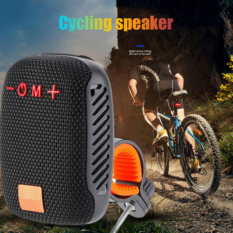 🚲50% OFF!🔈Bluetooth Bike Speaker – IPX5 Waterproof, True Wireless Stereo & MicroSD Support, Secure Bike Mount 🎵