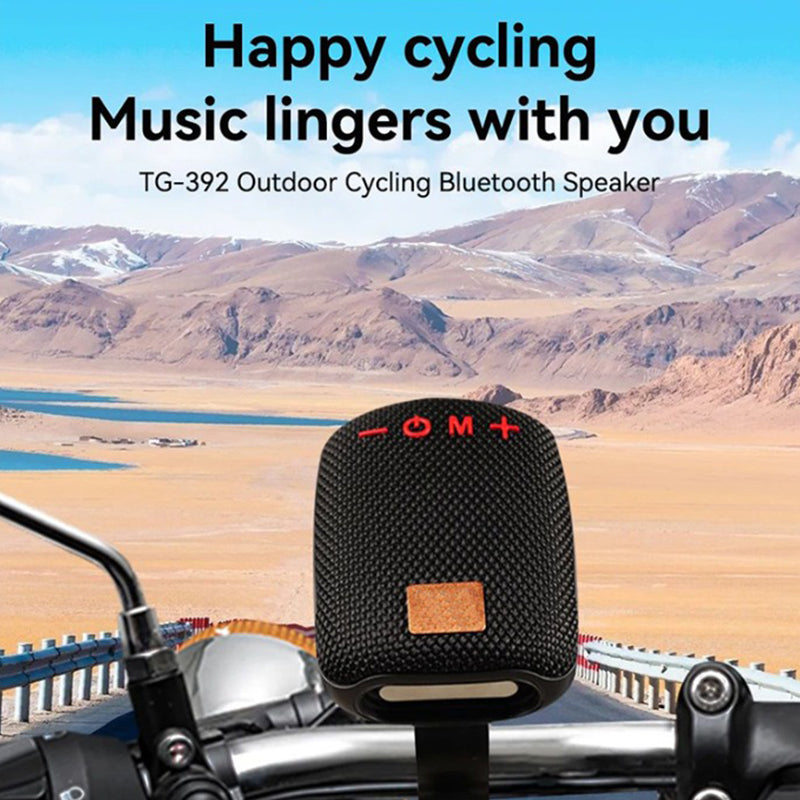 🚲50% OFF!🔈Bluetooth Bike Speaker – IPX5 Waterproof, True Wireless Stereo & MicroSD Support, Secure Bike Mount 🎵